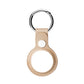 Leather AirTag Case Keychain