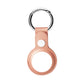 Leather AirTag Case Keychain