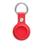 Leather AirTag Case Keychain