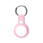 Leather AirTag Case Keychain